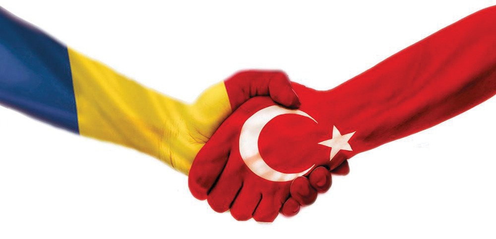 Türkiye ve Romanya bayraklarının birleşimi