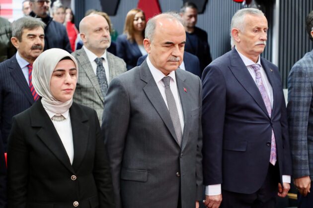 Fatma Leyla Yener Konferans Salonu açılış töreninden bir görüntü.