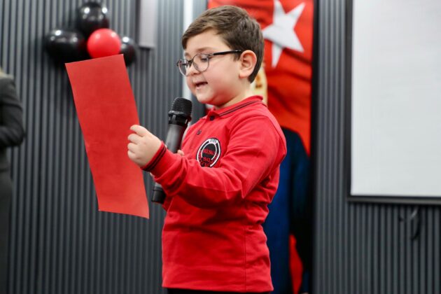 Fatma Leyla Yener Konferans Salonu açılış töreninden bir görüntü.