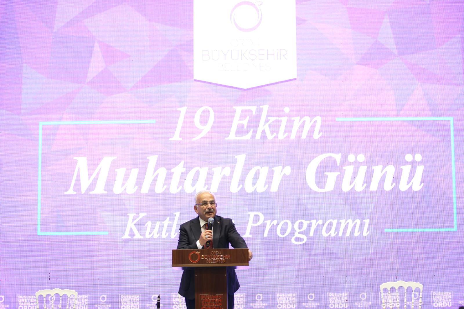 Ordu Büyükşehir Belediye Başkanı Dr. Mehmet Hilmi Güler