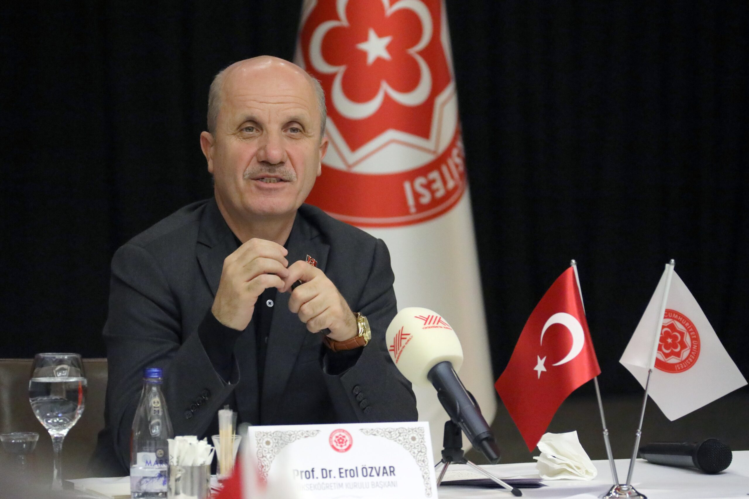 Yükseköğretim Kurulu (YÖK) Başkanı Erol Özvar,